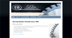 Desktop Screenshot of caldonsharpening.com
